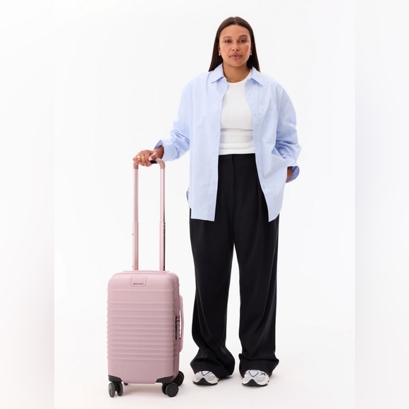 Beis Travel Small Carry-on Roller luggage in Berry - Picture 9 of 16